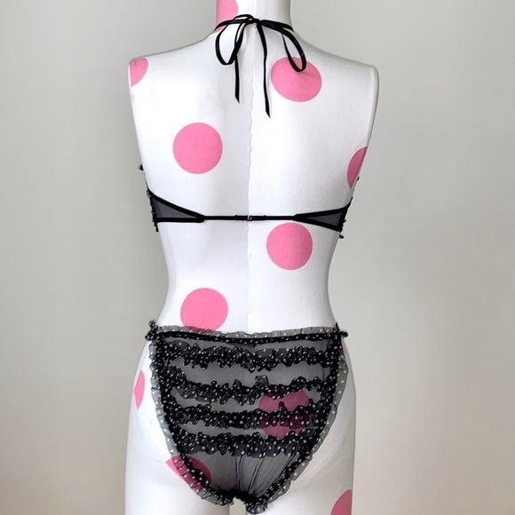 Rare Victoria’s Secret Mesh Bodysuit Teddy - Picture 3 of 6